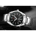 Men Watches Business Quartz Watch Stainless Steel Band 30M Waterproof Wristwatches