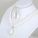 Women Bridal Elegant Wedding Party Pearl Rhinestone Necklace Earrings Jewelry Set