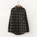 Women Shirt Plaid Oversize Turn-down Collar Leisure Fashion Loose Tops