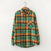 Women Shirt Plaid Oversize Turn-down Collar Leisure Fashion Loose Tops