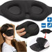 3D Sleeping Eye Mask Rest Aid Eye Cover Patch Padded Soft Sleeping Relax Tools