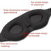 3D Sleeping Eye Mask Rest Aid Eye Cover Patch Padded Soft Sleeping Relax Tools