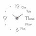 Metal 3D DIY Acrylic Mirror Wall Clock Home Decoration Modern Needle Quartz Stickers