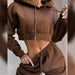 Women Fashion Outfits Tracksuit Hoodies Sweatshirt & Sweatpants Casual Sportswear