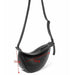 Women Fashion Wide Single Strap Zipper PU Leather Chest Bags