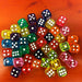 10PCS/Lot Dice Set Colorful High Quality Acrylic 6-Sided 14mm Transparent Dice
