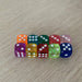 10PCS/Lot Dice Set Colorful High Quality Acrylic 6-Sided 14mm Transparent Dice