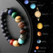 Eight Planets Natural Stone Bracelet Solar System Beads Bracelets Unisex Jewelry