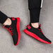 Men Casual Shoes Sneakers Breathable Air Mesh Lace Up Wear-Resistant Sport Shoes