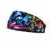 Tie Dye Cycling Yoga Sport Sweat Headband Men Women Sports Sweatband