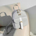 Women's Mini Backpack Luxury PU Leather Cute Graceful Small Bow-knot Leaf Bags