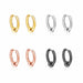 Hoop Earrings Women Colorful Round Circle Earrings Fashion Jewelry