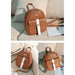 Women's Mini Backpack Luxury PU Leather Cute Graceful Small Bow-knot Leaf Bags