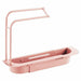 Telescopic Sink Shelf Kitchen Soap Sponge Holder Sink Drain Rack