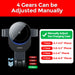 15W Qi Car Phone Holder Wireless Charger Intelligent Infrared Air Vent Mount Charger