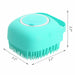 Pet Brush Massage Comb Grooming Scrubber Bathing Soft Silicone Rubber Brushes