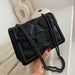 Designer PU Leather Crossbody Bags Women Fashion Rivet Chain Luxury Shoulder Handbag