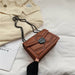 Designer PU Leather Crossbody Bags Women Fashion Rivet Chain Luxury Shoulder Handbag