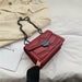 Designer PU Leather Crossbody Bags Women Fashion Rivet Chain Luxury Shoulder Handbag