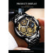 New Fashion Men's Watch Stainless Steel Luxury Waterproof  Wristwatch