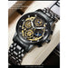 New Fashion Men's Watch Stainless Steel Luxury Waterproof  Wristwatch