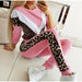 Women Tracksuit High Waist Bandage Fashion Pants 2Pcs Set Lounge Wear Casual Suit