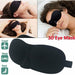 3D Sleeping Eye Mask Rest Aid Eye Cover Patch Padded Soft Sleeping Relax Tools