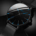 Minimalist Men's Fashion Ultra Thin Wristwatch Stainless Steel Mesh Belt Watches
