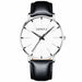 Minimalist Men's Fashion Ultra Thin Wristwatch Stainless Steel Mesh Belt Watches