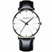 Minimalist Men's Fashion Ultra Thin Wristwatch Stainless Steel Mesh Belt Watches