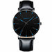 Minimalist Men's Fashion Ultra Thin Wristwatch Stainless Steel Mesh Belt Watches