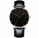 Minimalist Men's Fashion Ultra Thin Wristwatch Stainless Steel Mesh Belt Watches