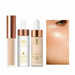 3 pcs Face Makeup Set Liquid Concealer Beauty Oil Liquid Foundation Cosmetic Kit