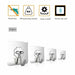 20/10 Pcs Hooks Transparent Strong Self Adhesive Suction Wall Hanger Hooks