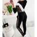 Women Tracksuit High Waist Bandage Fashion Pants 2Pcs Set Lounge Wear Casual Suit