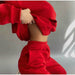 Women Elegant Solid Sets Hoodie Sweatshirts And Long Pant Fashion Two Pieces Set