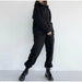 Women Elegant Solid Sets Hoodie Sweatshirts And Long Pant Fashion Two Pieces Set
