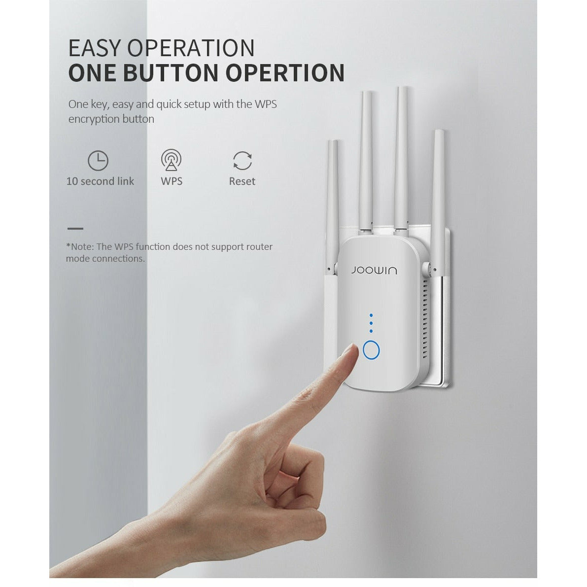 1200Mbps Dual Band 5Ghz Wireless Wifi Repeater Powerful Signal ...