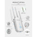 1200Mbps Dual Band 5Ghz Wireless Wifi Repeater Powerful Wifi Router Signal Amplifier
