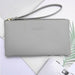 Ladies Mini Clutch Bag PU Leather Designer Zipper Clutch Handbags