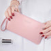 Ladies Mini Clutch Bag PU Leather Designer Zipper Clutch Handbags
