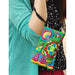 5 pcs/lot Women Wallet Embroider Purse Lady Day Small Wrist Band Clutches