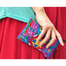 5 pcs/lot Women Wallet Embroider Purse Lady Day Small Wrist Band Clutches