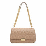 Women PU Leather Cross-Body Bag Fashion Button Handbags Designer Tote-Bags