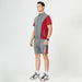 Men Summer 2 Pieces Set Short Sleeve T-Shirts Shorts Casual Sportswear Set