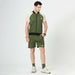 Summer Men Casual Set Street-wear New Casual Patchwork T-shirt Shorts Set