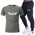 Men's Fashion Sportswear Two-Pieces Set Running And Jogging Fitness wear