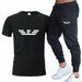 Men's Fashion Sportswear Two-Pieces Set Running And Jogging Fitness wear