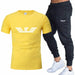 Men's Fashion Sportswear Two-Pieces Set Running And Jogging Fitness wear