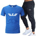 Men's Fashion Sportswear Two-Pieces Set Running And Jogging Fitness wear